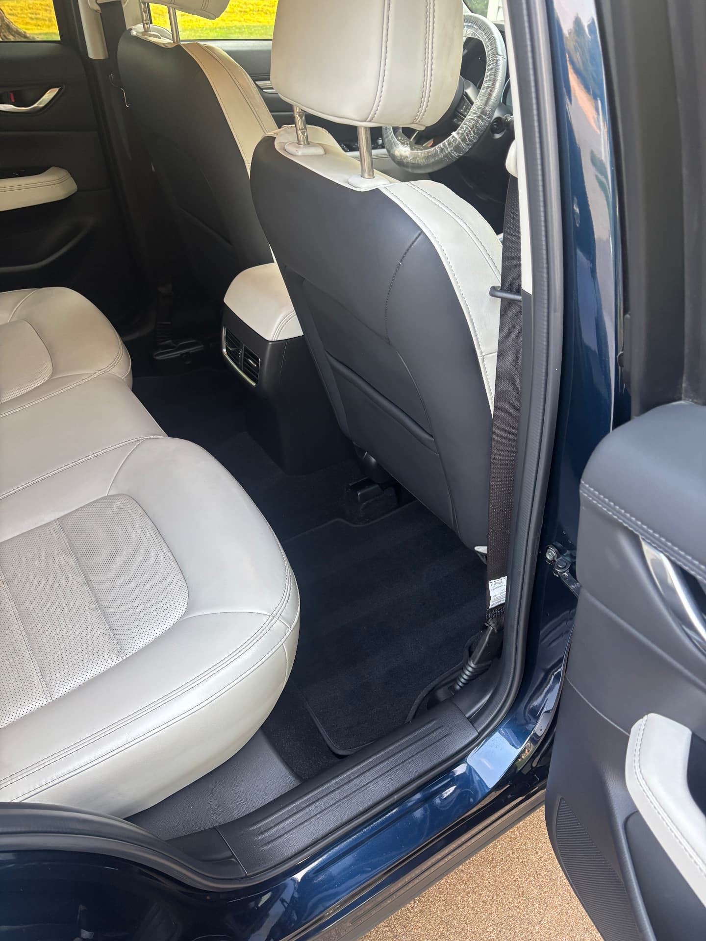 Light leather cleaning — Mazda CX-5
