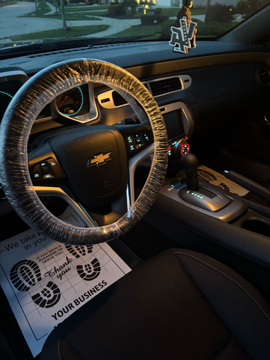 Finished cockpit — Chevrolet Camaro